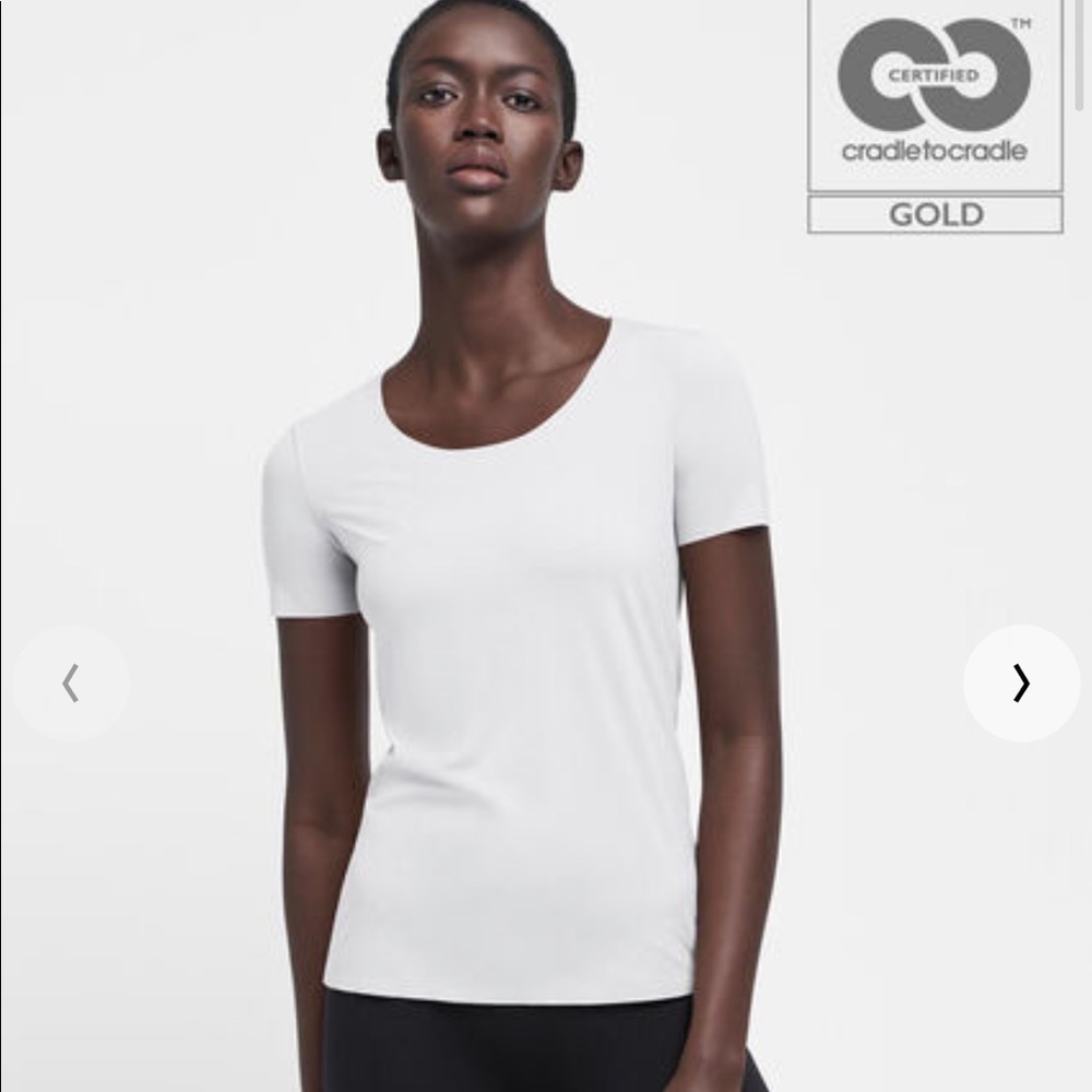 Wolford Aurora Shirt Short Sleeve White Small